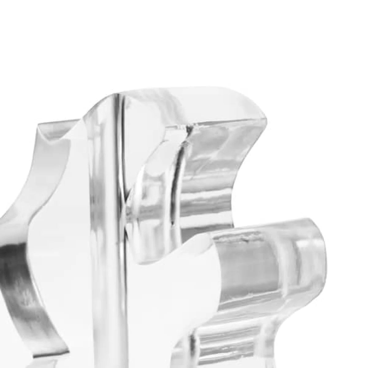 Draw Small Bud vase composite material transparent / Resin - H 17 cm - Normann Copenhagen – image 5
