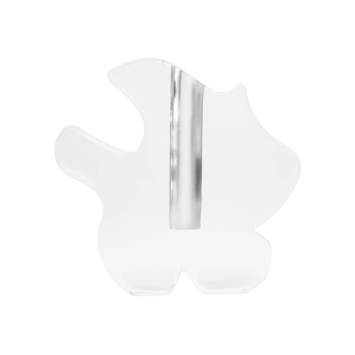 Draw Small Bud vase composite material transparent / Resin - H 17 cm - Normann Copenhagen – image 1