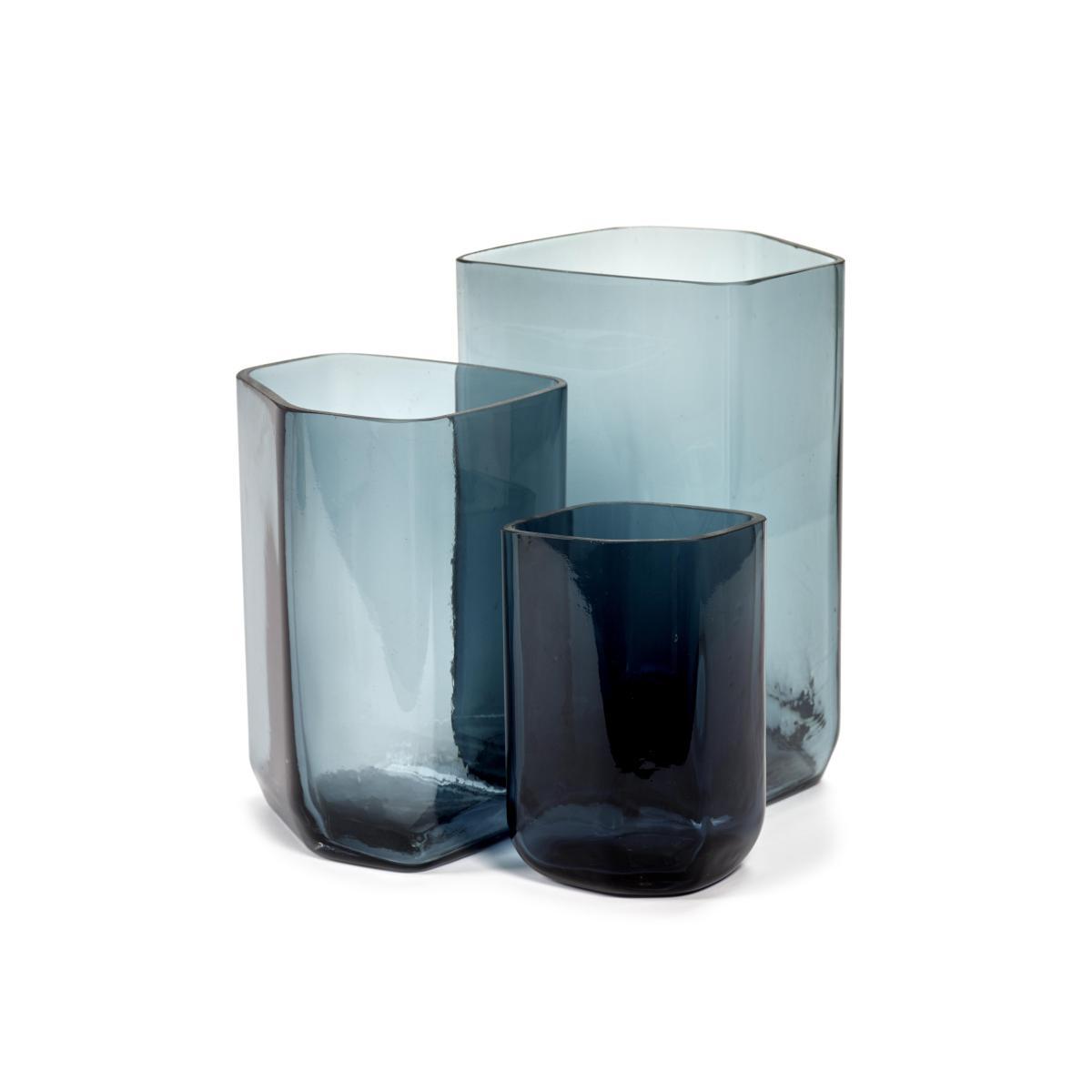 Silex Medium Vase - / H 27 cm by Serax Blue – image 4