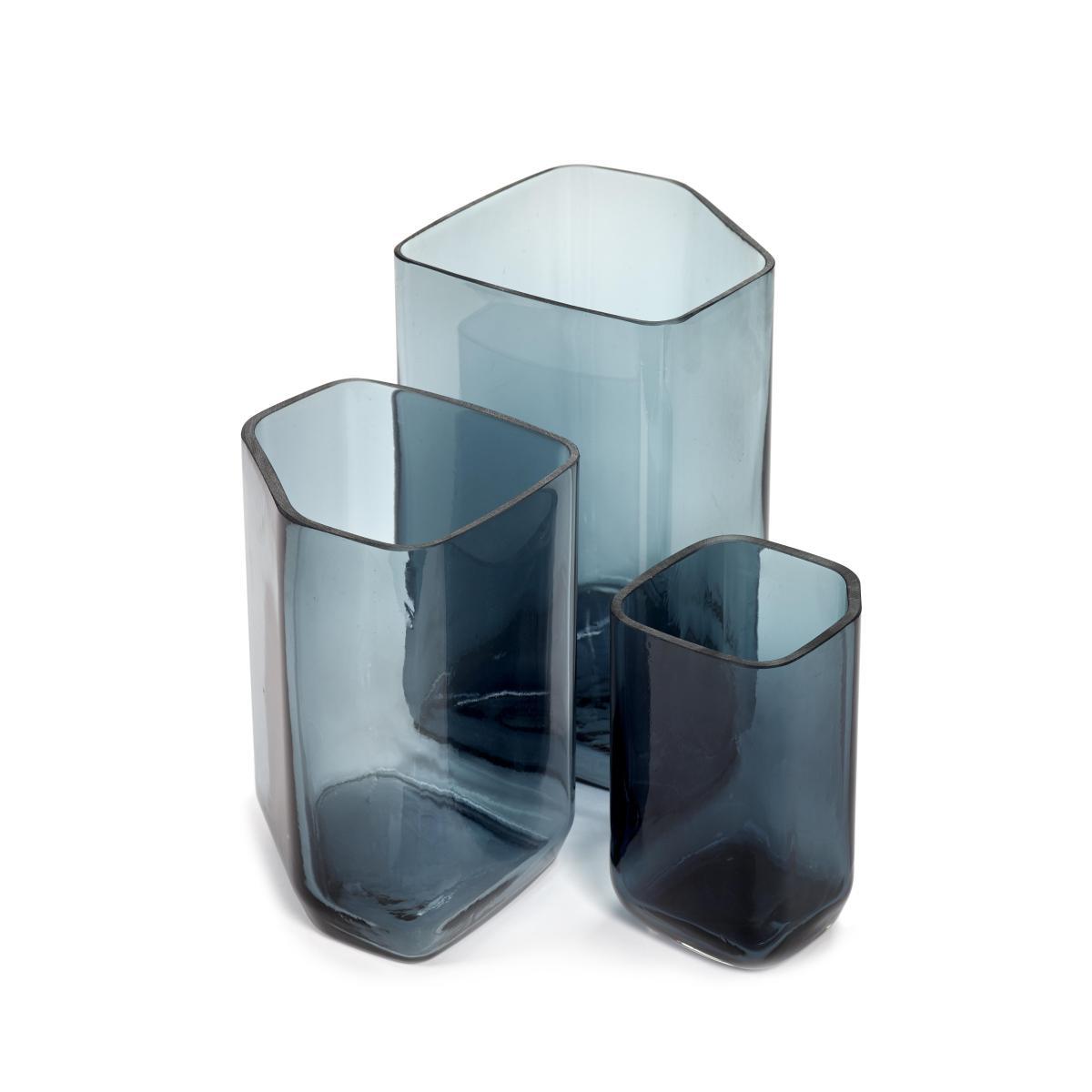 Silex Medium Vase - / H 27 cm by Serax Blue – image 5