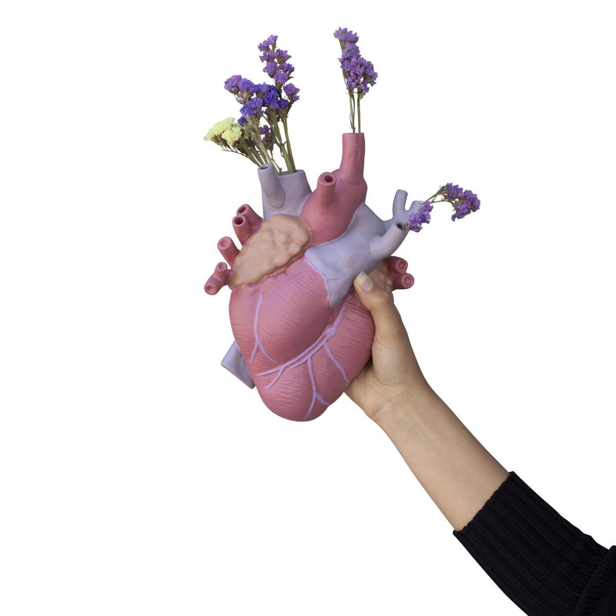 Love in Bloom Color Vase - / Human heart - Porcelain / H 25 cm by Seletti Multicoloured – image 3