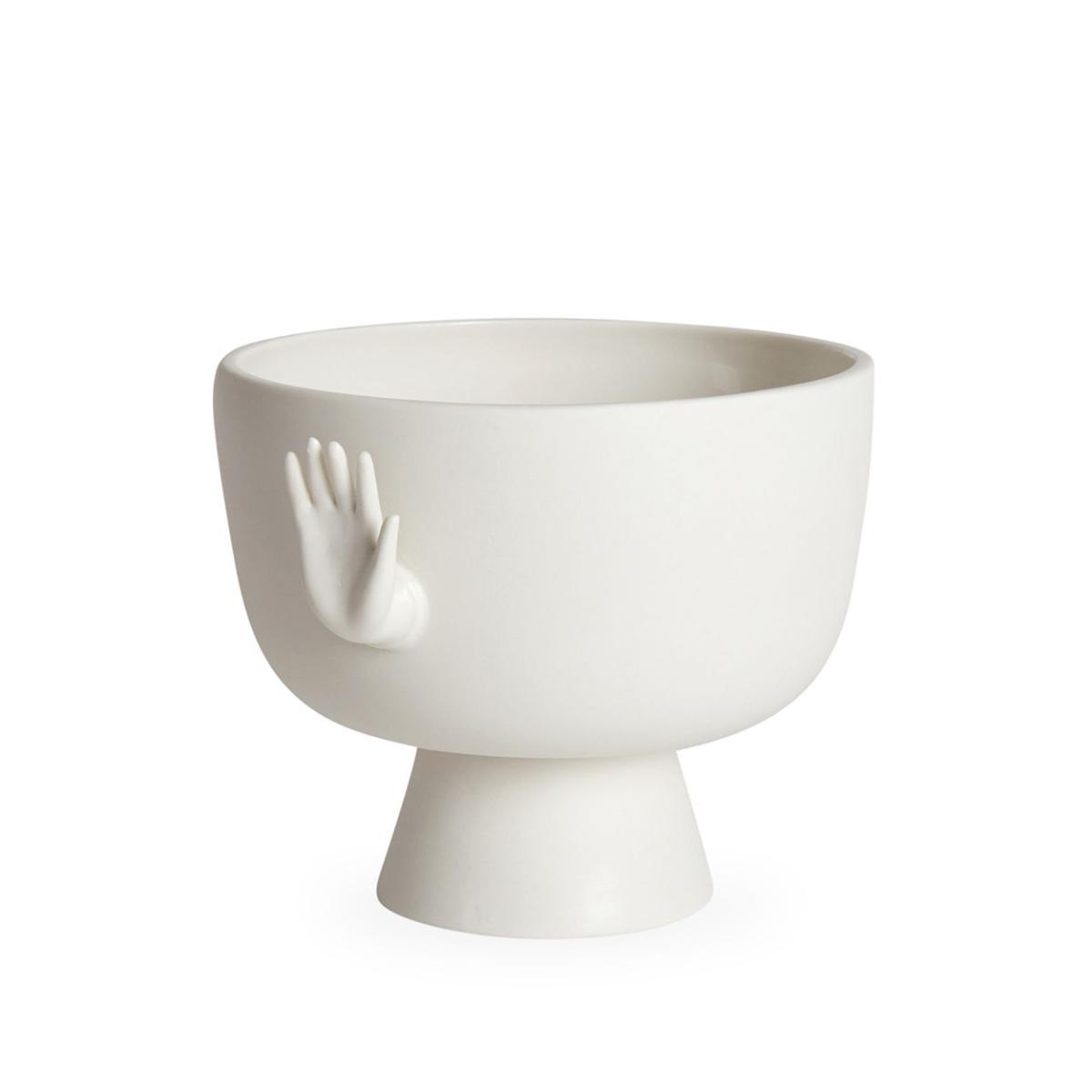 Eve Bowl - / Handles in the shape of hands by Jonathan Adler White – image 2