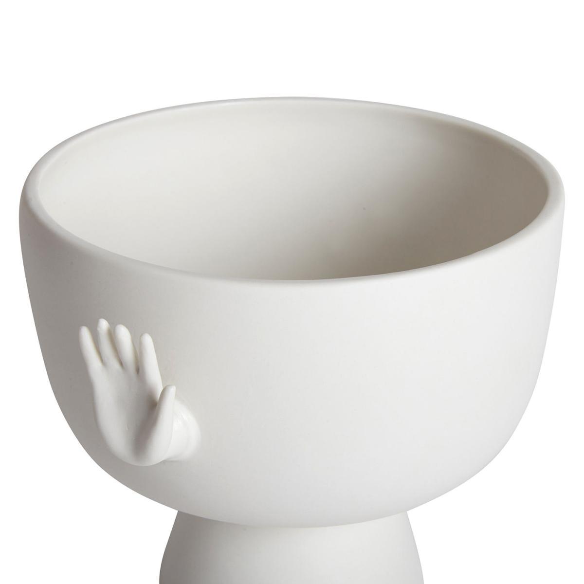 Eve Bowl - / Handles in the shape of hands by Jonathan Adler White – image 3