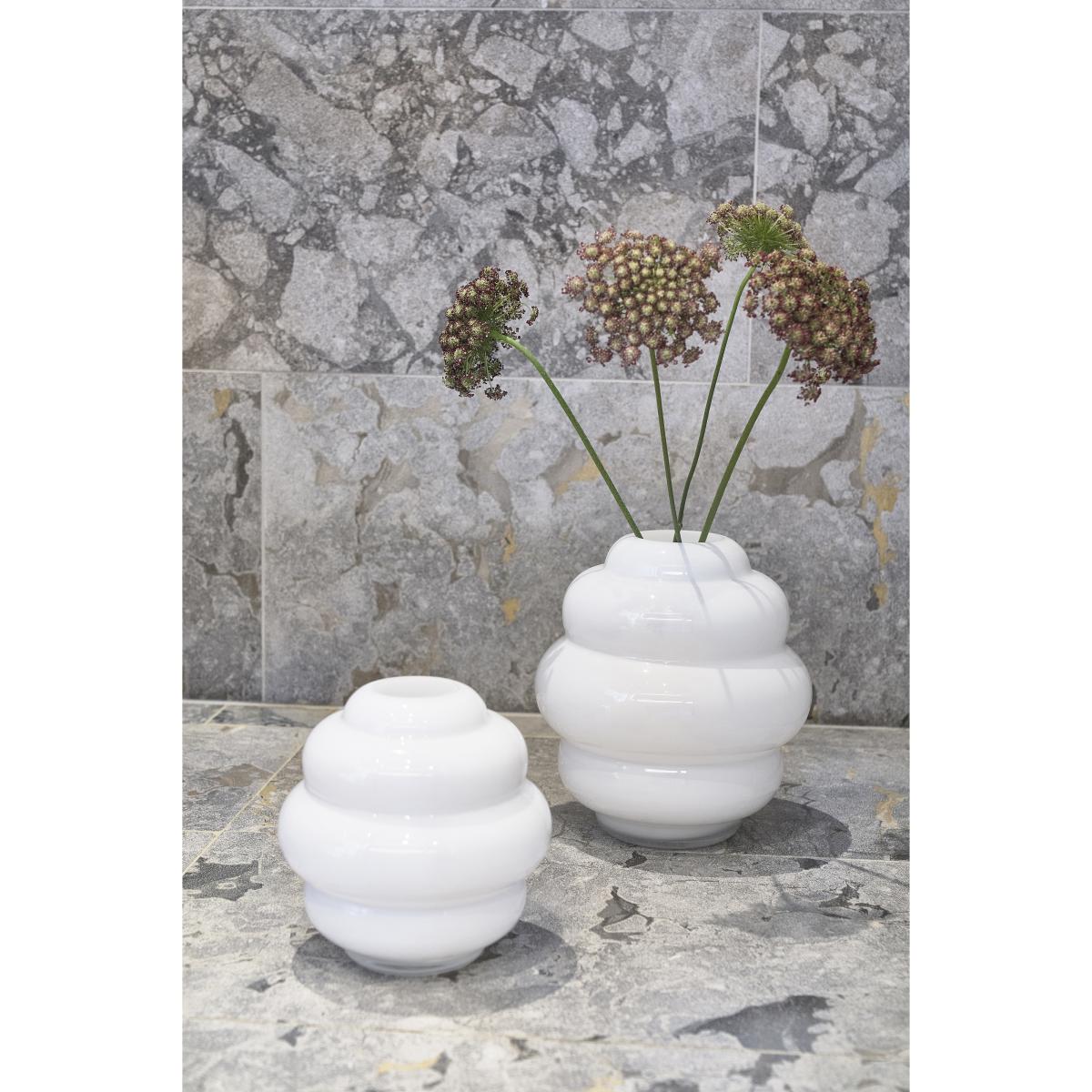 Villa Collection Bubble vase Ø25 cm White – image 2