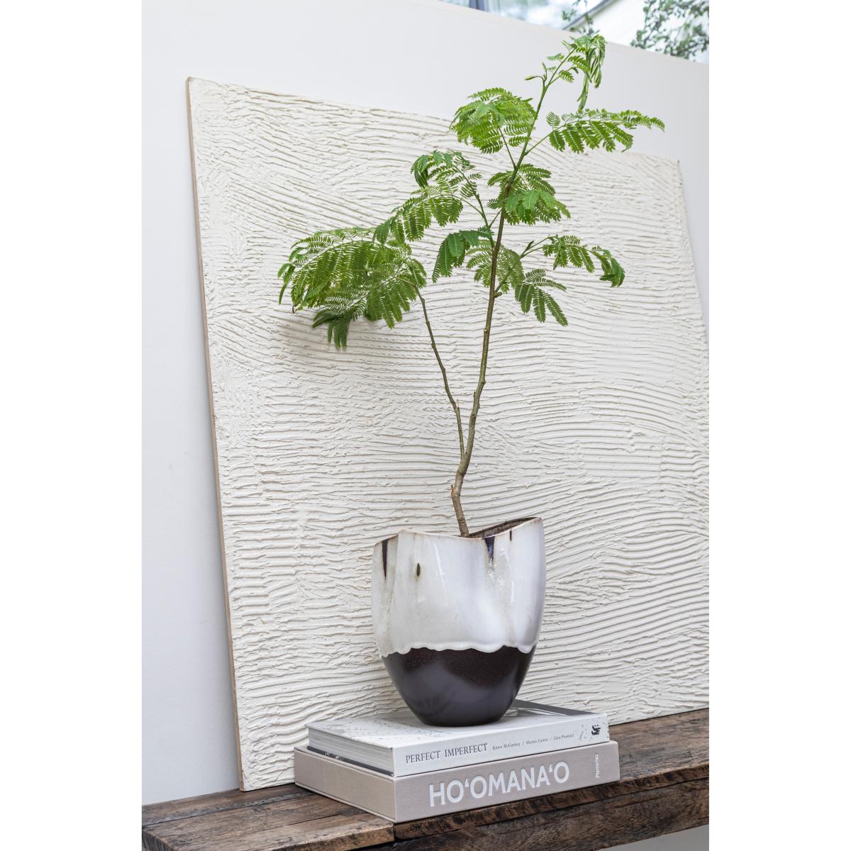 Mette Ditmer By Hand vase small 24.5 cm Off-white – image 5