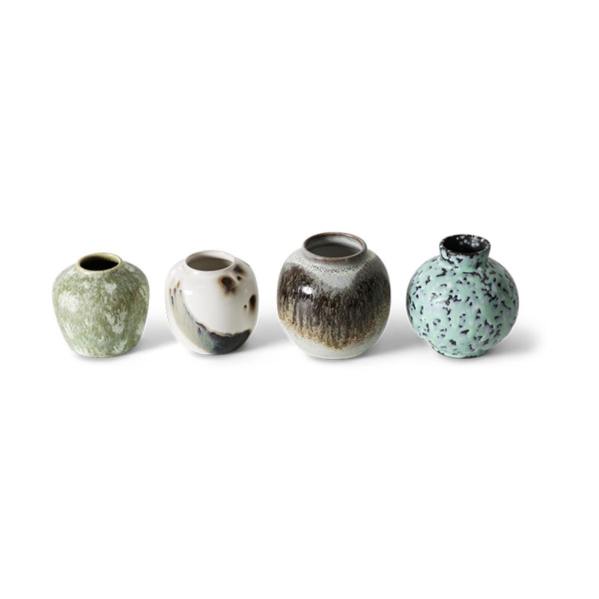 HKliving 70's vases small 4 pieces Canyon – image 5