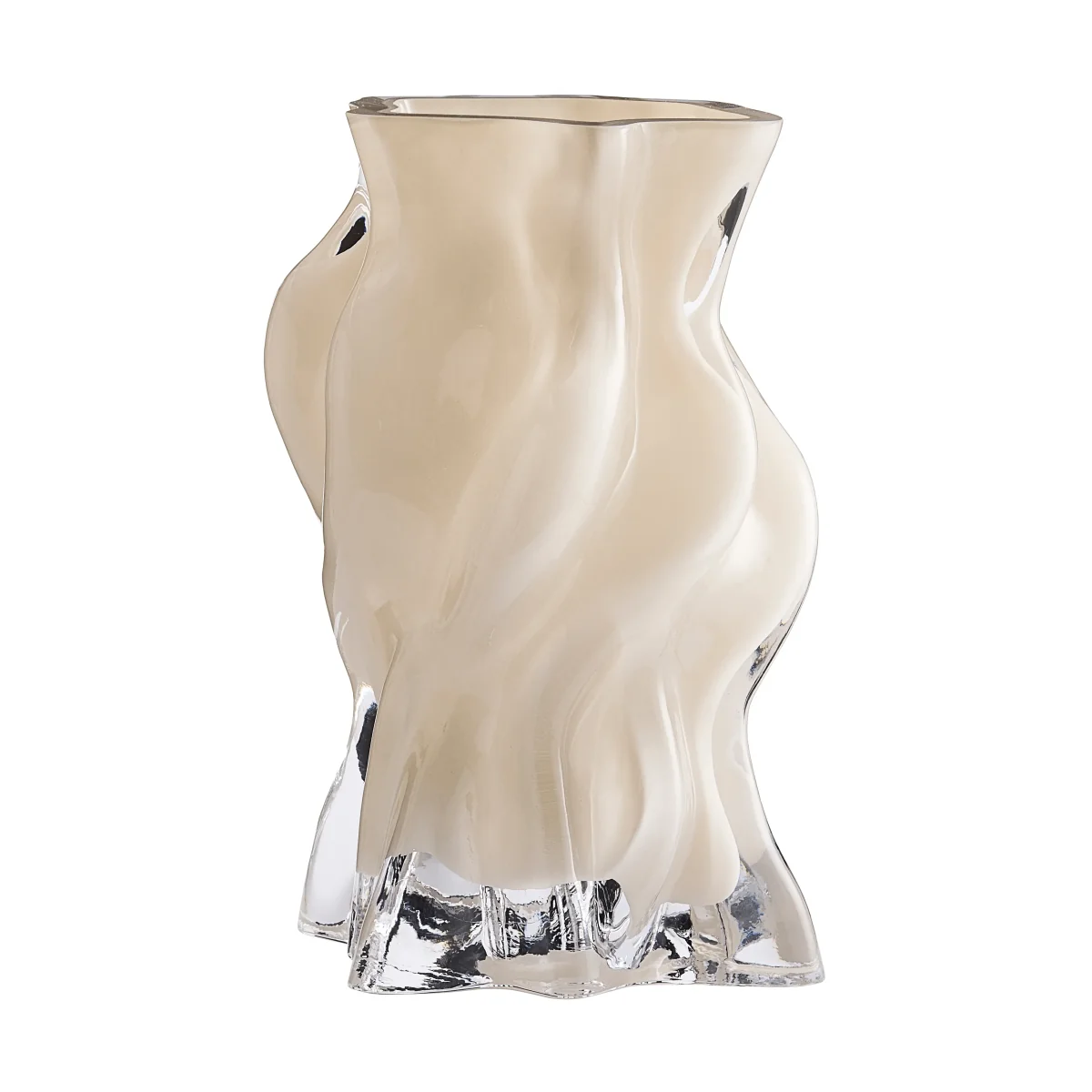 AYTM Vena vase M Dark cream – image 2
