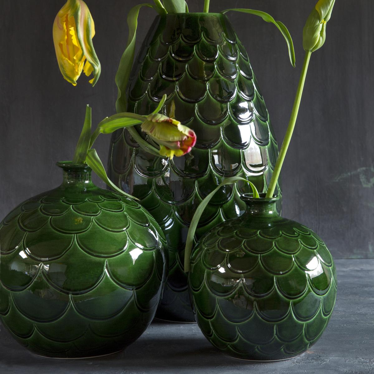 Bergs Potter Misty vase Ø40 cm Green – image 2