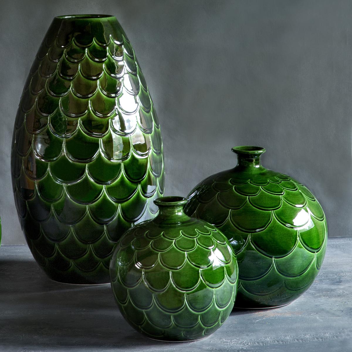 Bergs Potter Misty vase Ø40 cm Green – image 3