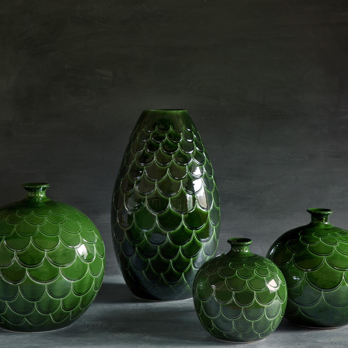 Bergs Potter Misty vase Ø40 cm Green – image 4