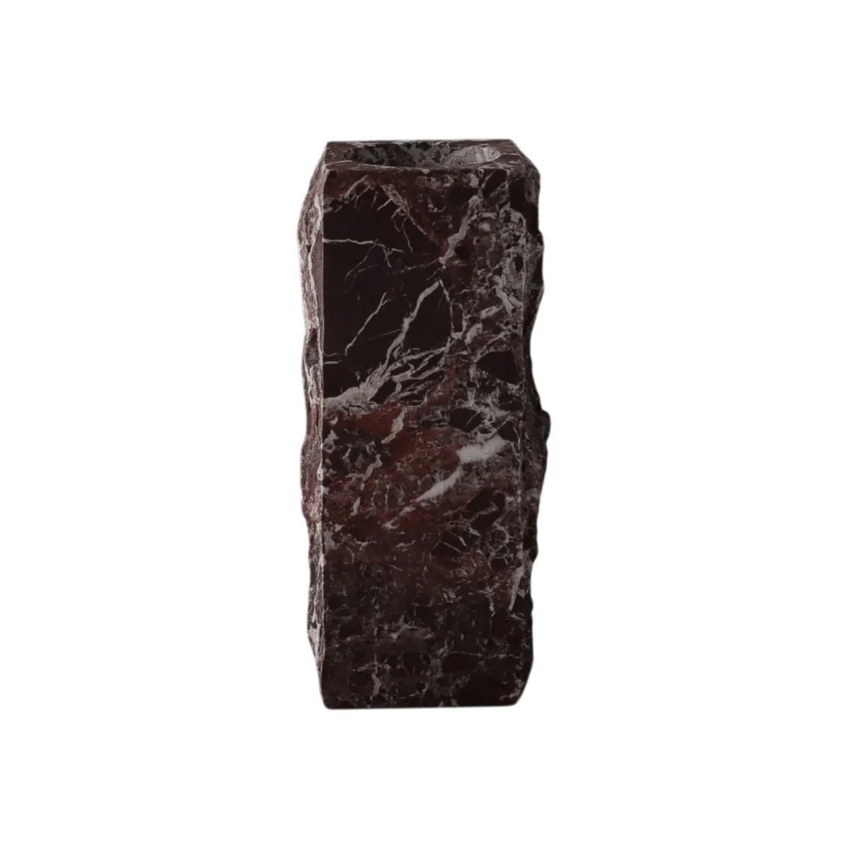 Botané Rosso Levanto Edge marble vase Medium 30 cm – image 1