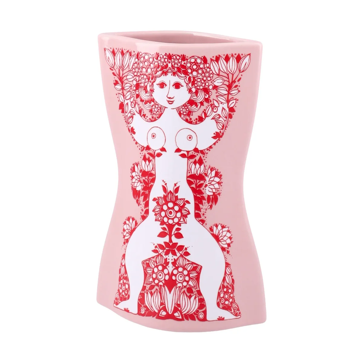 Bjørn Wiinblad Nina vase Pink-red 16.5 cm – image 2