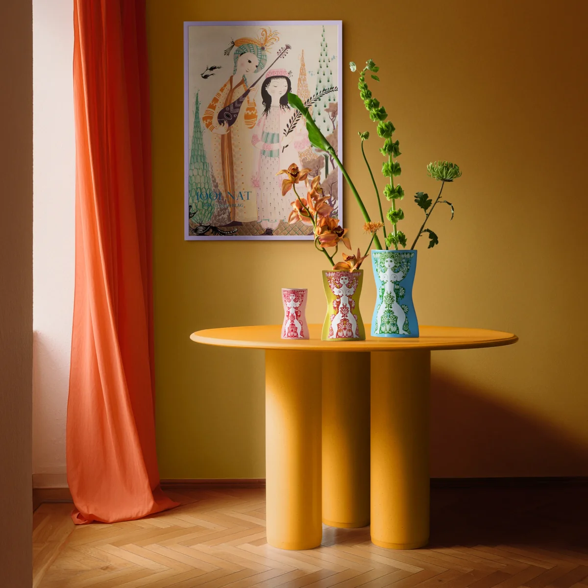 Bjørn Wiinblad Nina vase Pink-red 16.5 cm – image 3