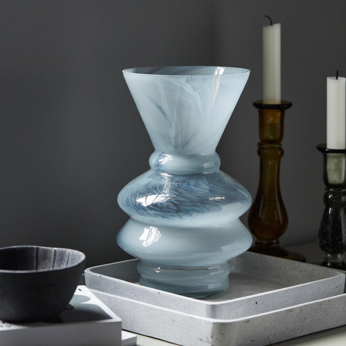 Viel vase 25 cm Blue – image 2