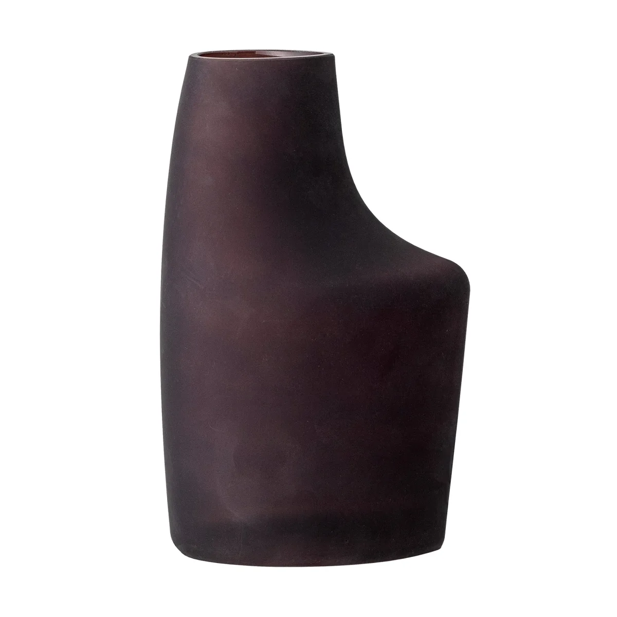 Anda glass vase 23.5 cm brown – image 2