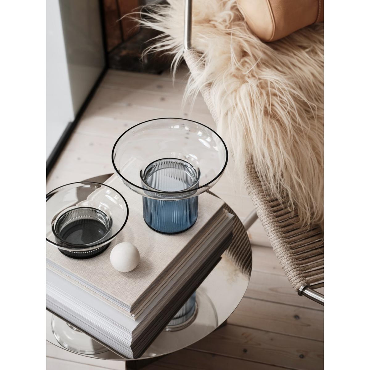 Orrefors Ensemble vase 60 mm Smoke blue-grey – image 2
