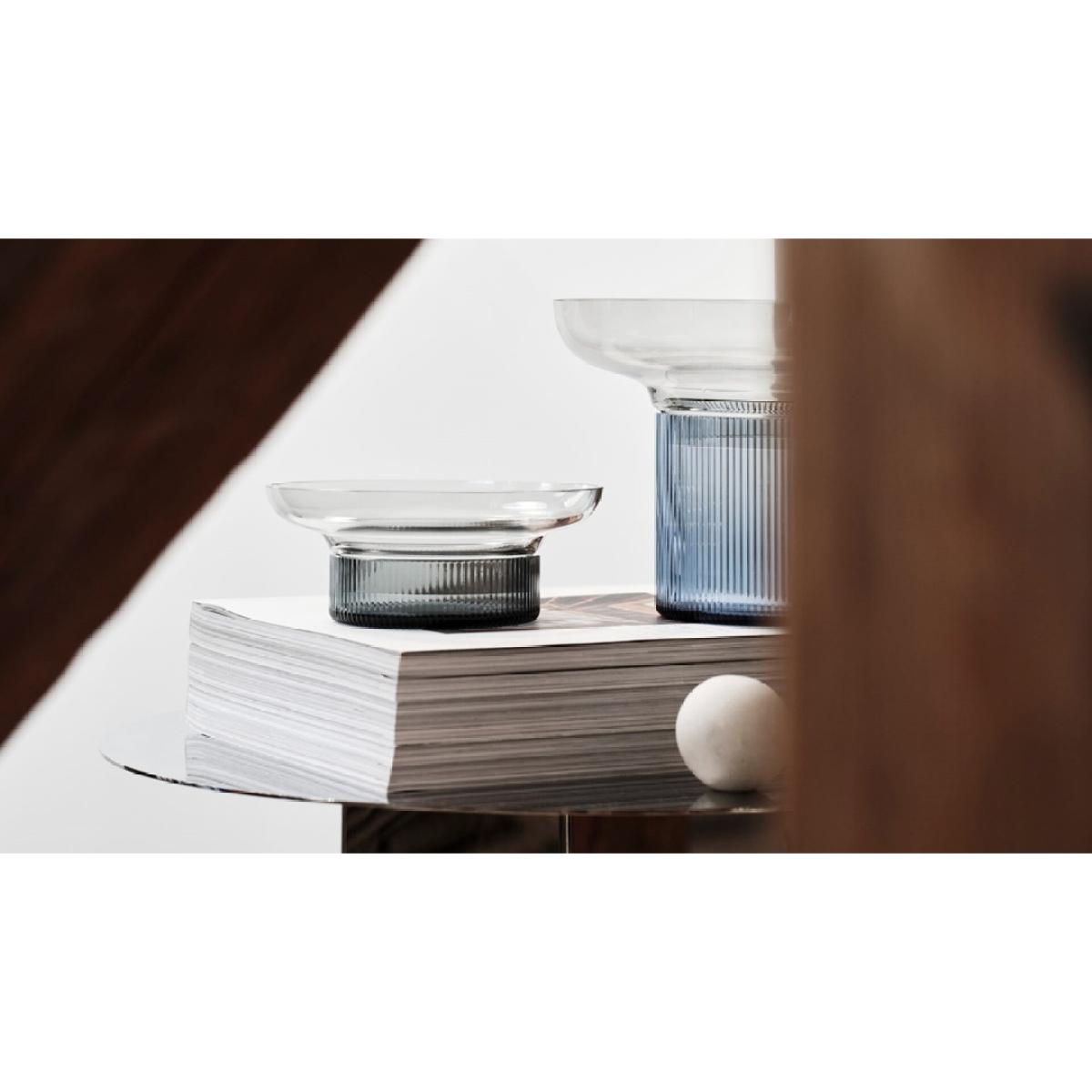 Orrefors Ensemble vase 60 mm Smoke blue-grey – image 4