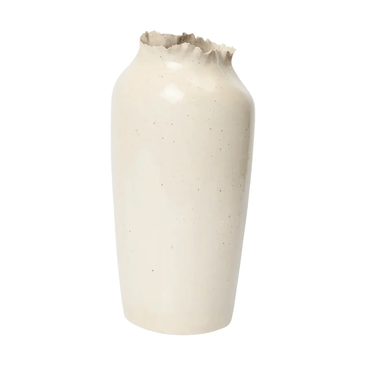 Ferm Living Tereo vase Off-white speckle 27 cm – image 2