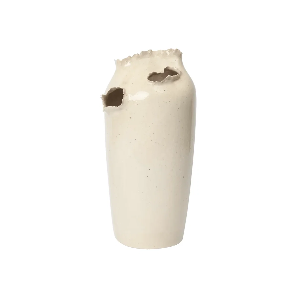 Ferm Living Tereo vase Off-white speckle 27 cm – image 1