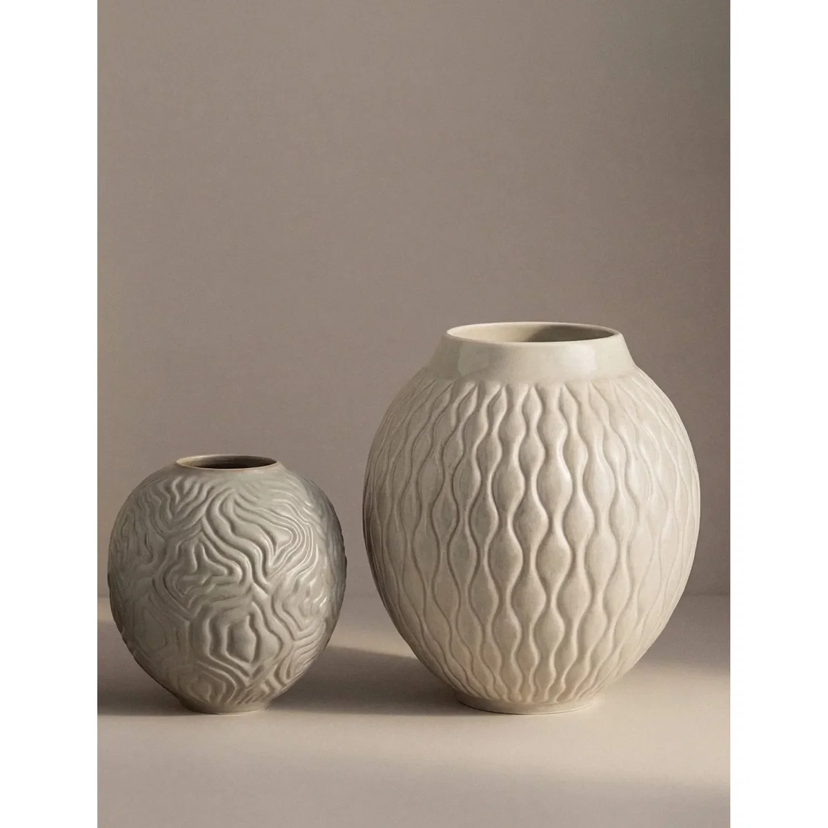 Knabstrup Keramik Solum vase Sage 15 cm – image 2