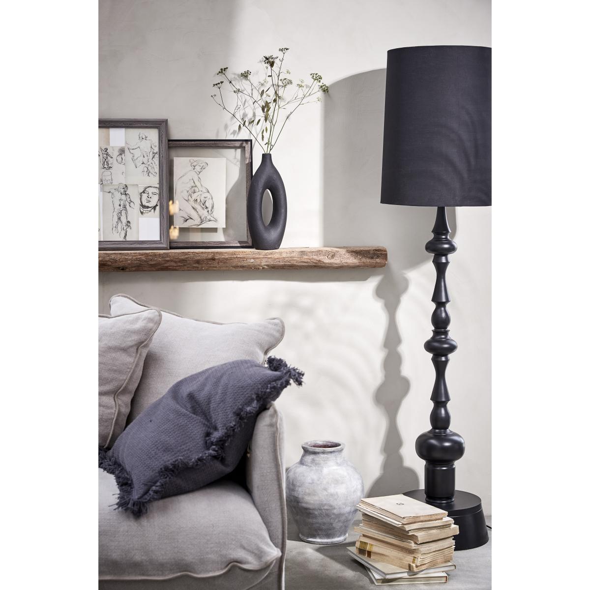 Catia vase 33 cm Black – image 2