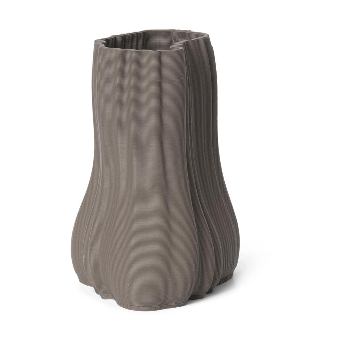 ferm LIVING Moire vase 20 cm Anthracite – image 2