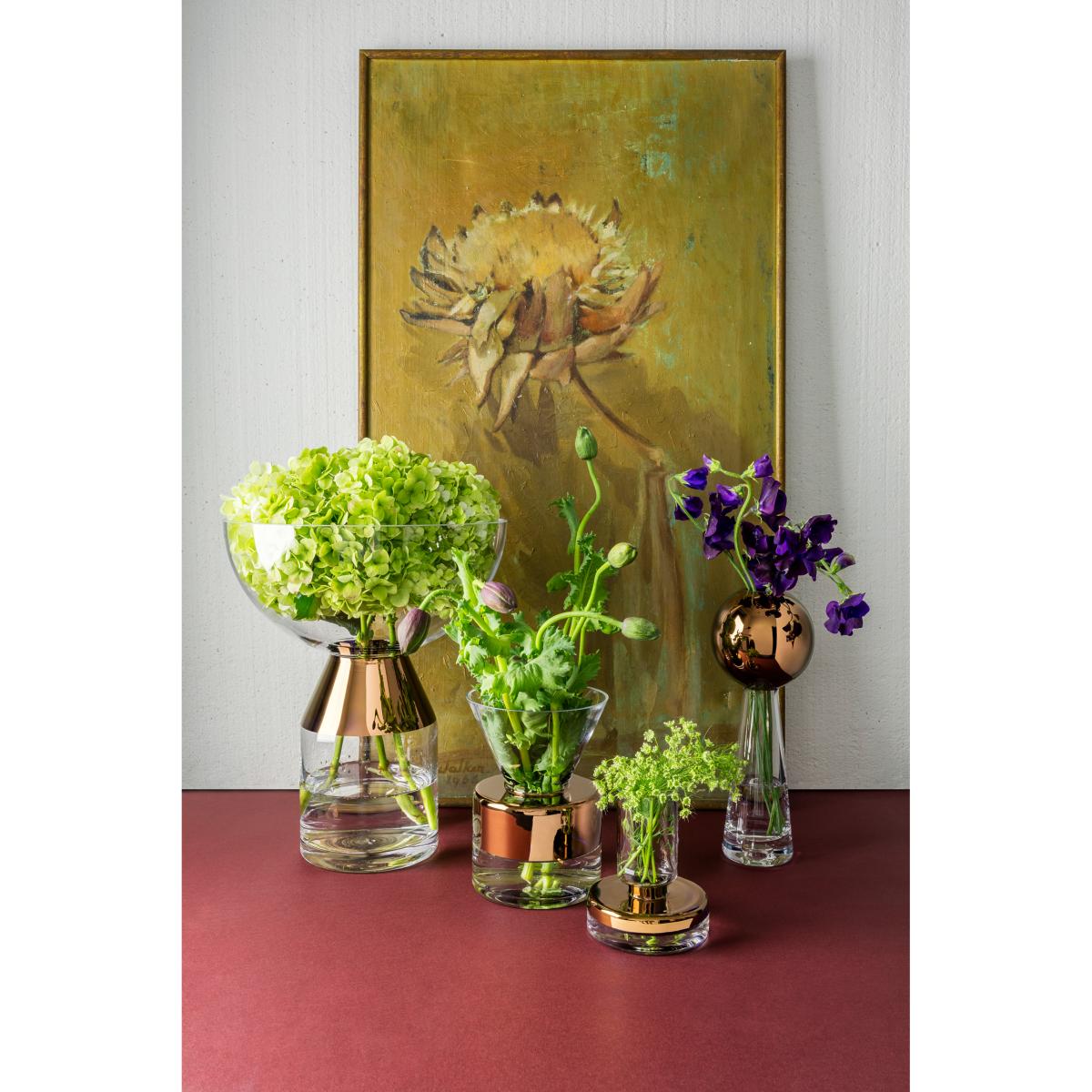 Tom Dixon Tank vase large 36 cm Clear-copper – image 2