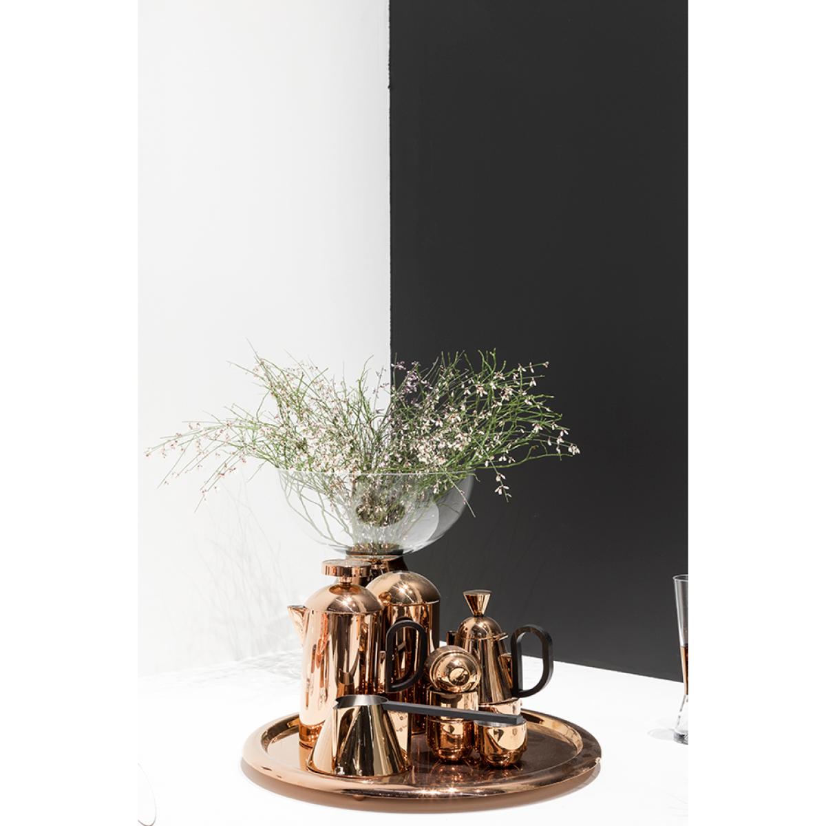 Tom Dixon Tank vase large 36 cm Clear-copper – image 4