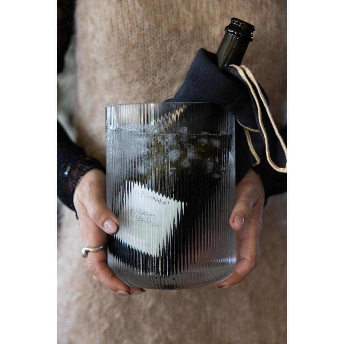 Sagaform Sagaform Blanka vase/wine cooler Ø15x20 cm Clear – image 2