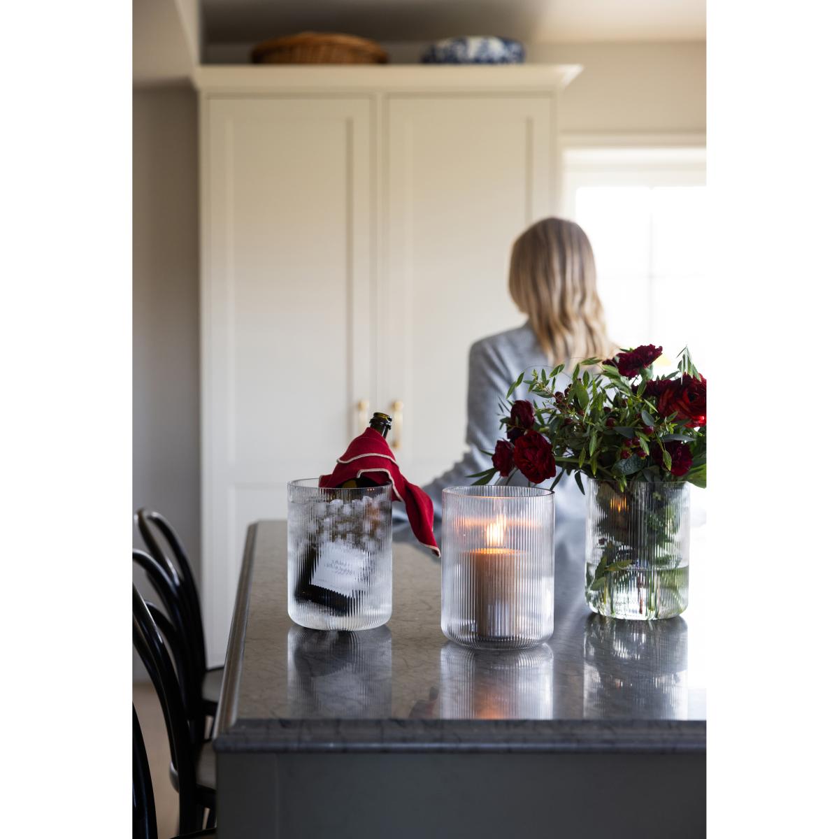 Sagaform Sagaform Blanka vase/wine cooler Ø15x20 cm Clear – image 3