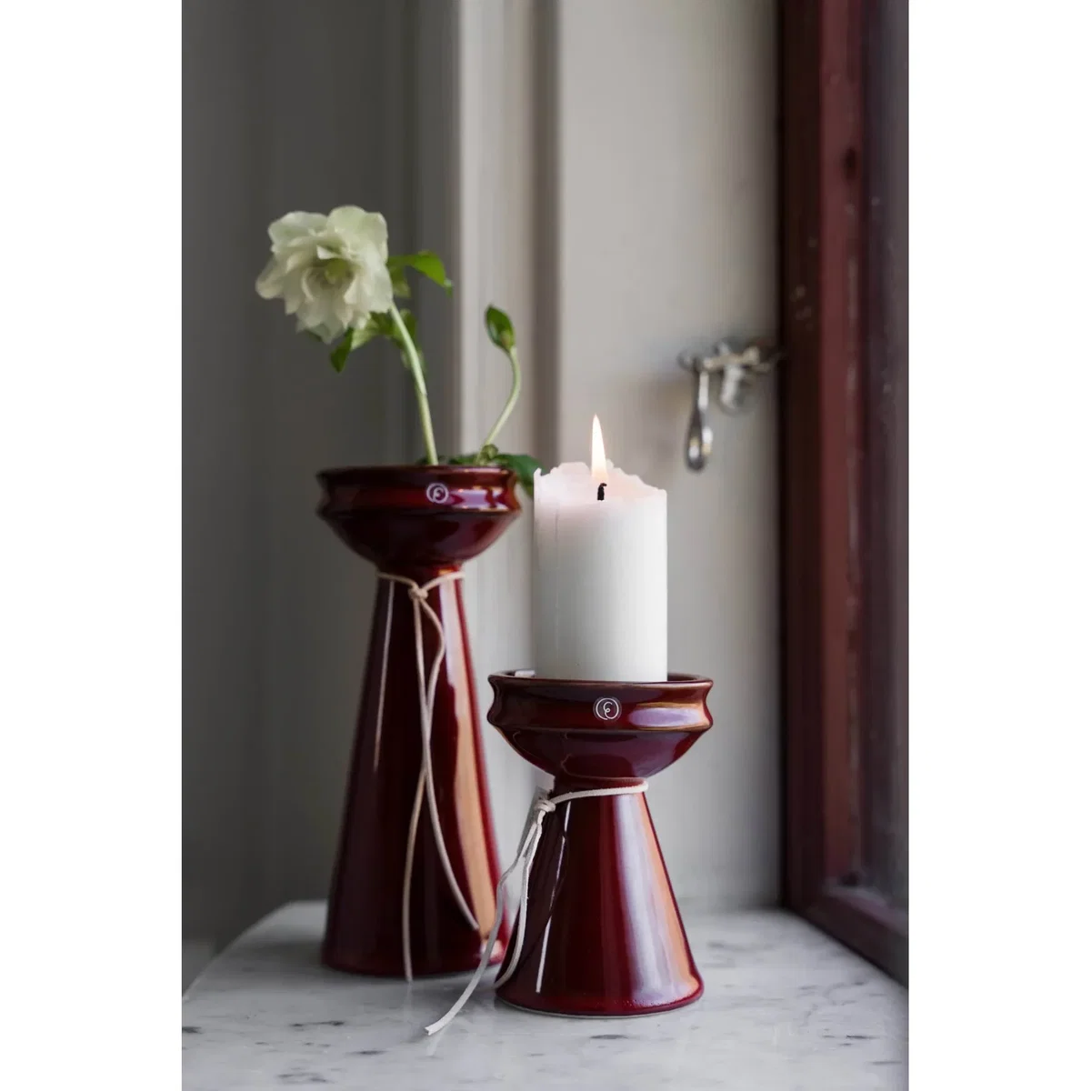 ERNST Ernst onion vase 20 cm Red – image 2