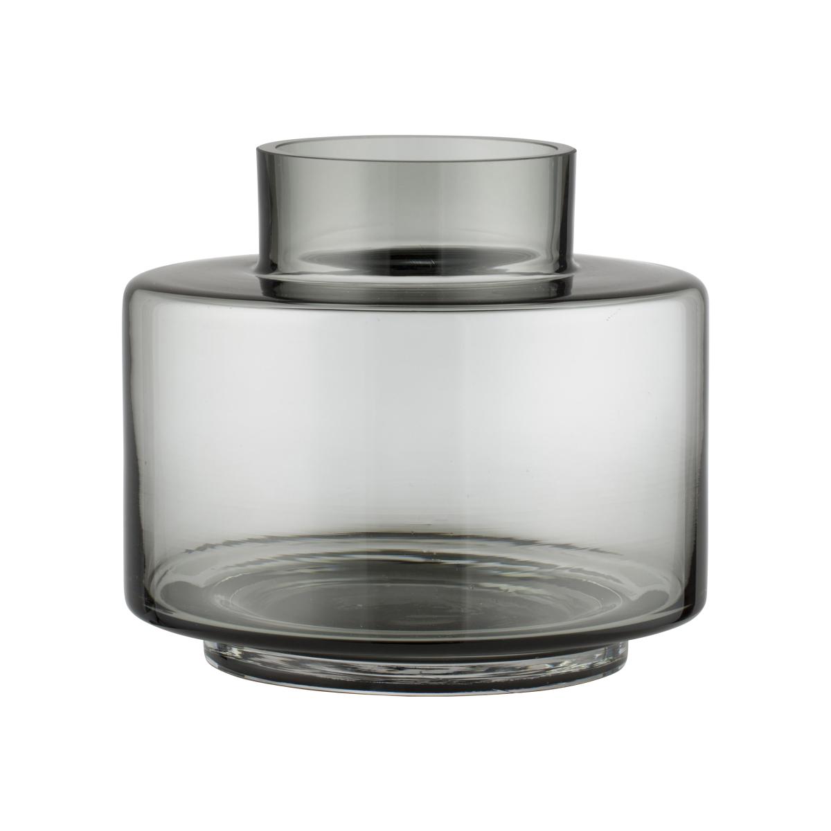 Hedria vase 16 cm smoked grey (grey) – image 1