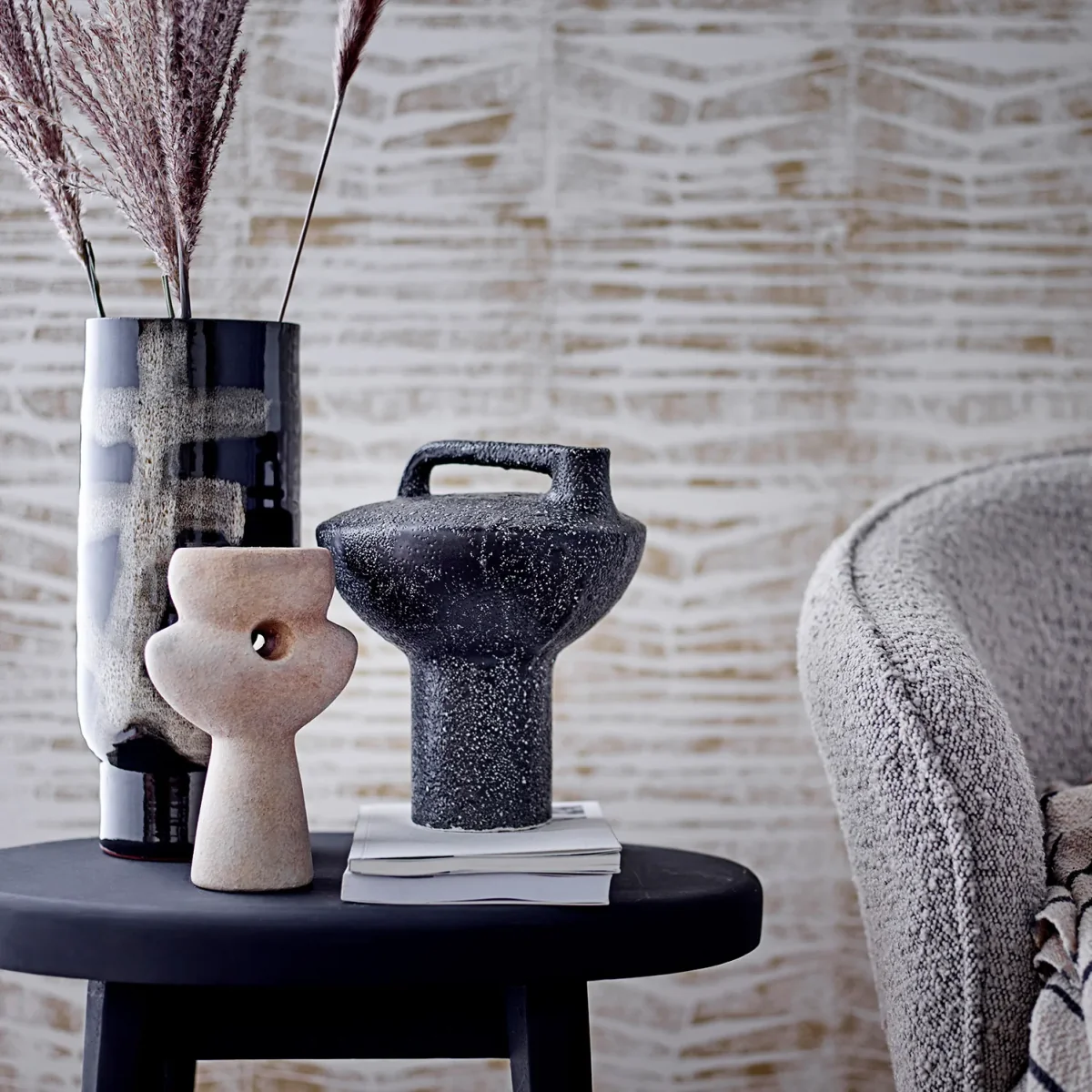 Ngoie vase 17 cm nature – image 4