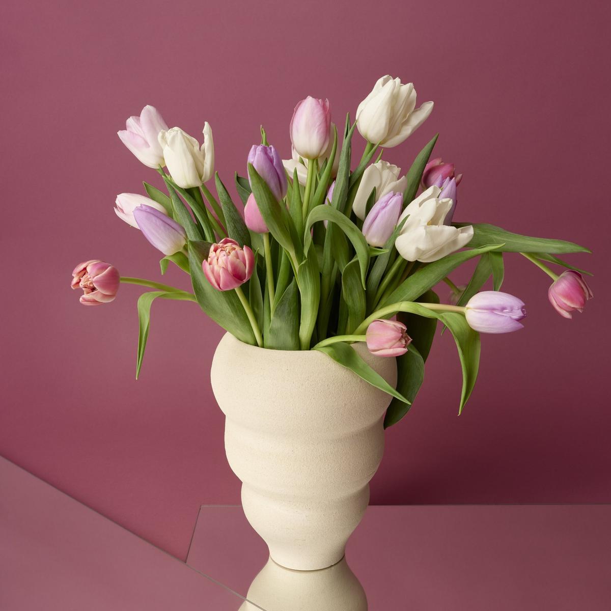 Hand turned vase no. 60 Curved Vanilla – image 7
