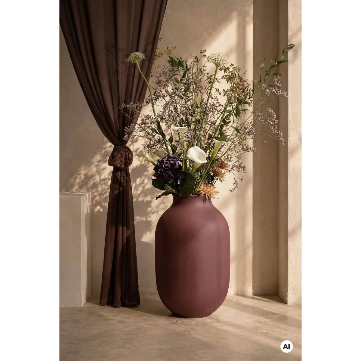 Kähler Studio Omaggio vase Bordeaux 50 cm – image 2