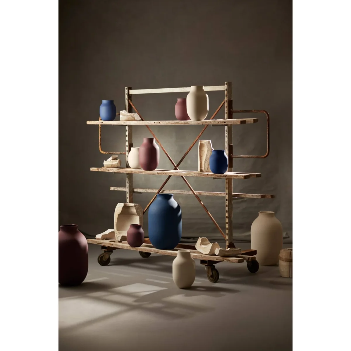 Kähler Studio Omaggio vase Bordeaux 50 cm – image 3