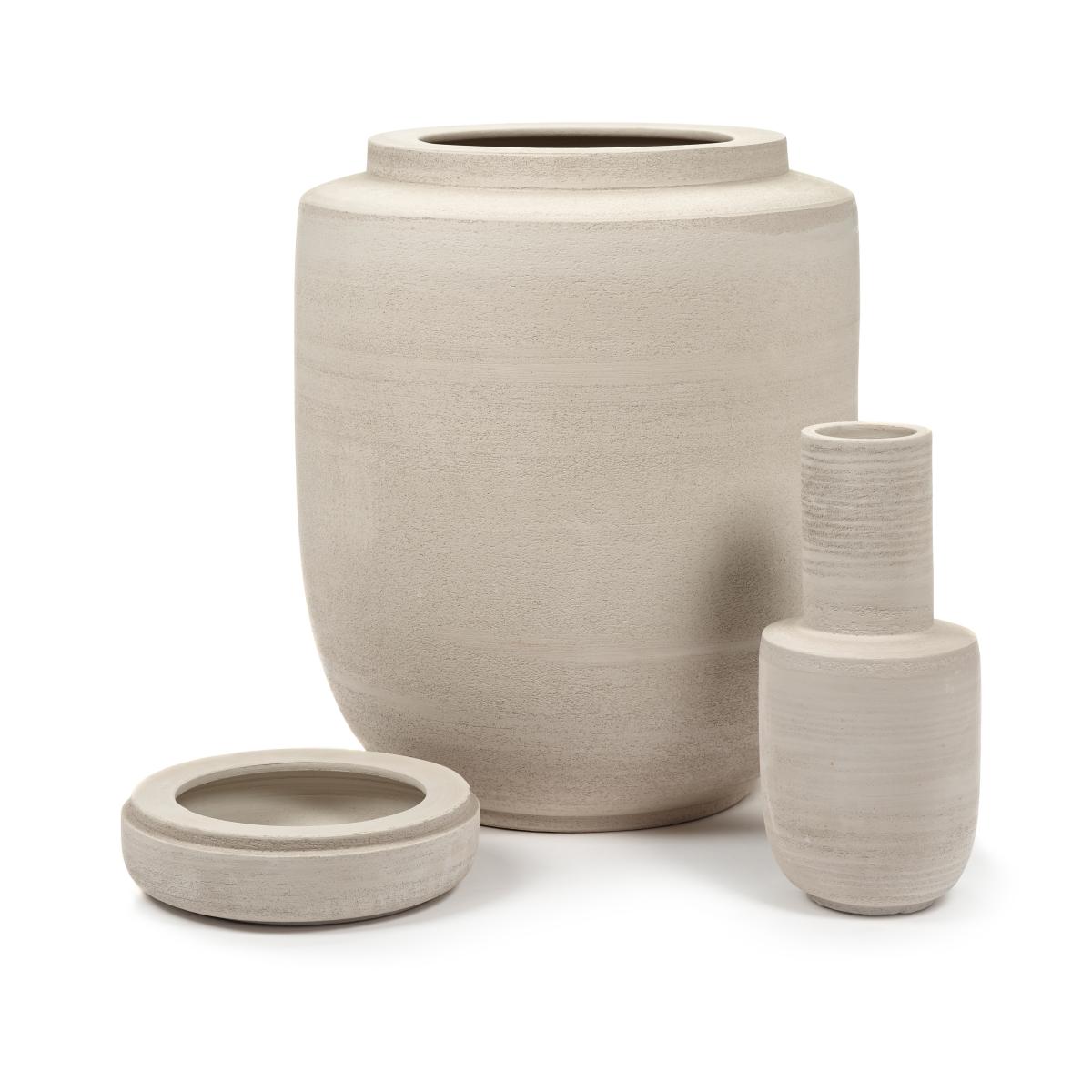 Serax Volumes vase 17.5 cm Beige – image 2