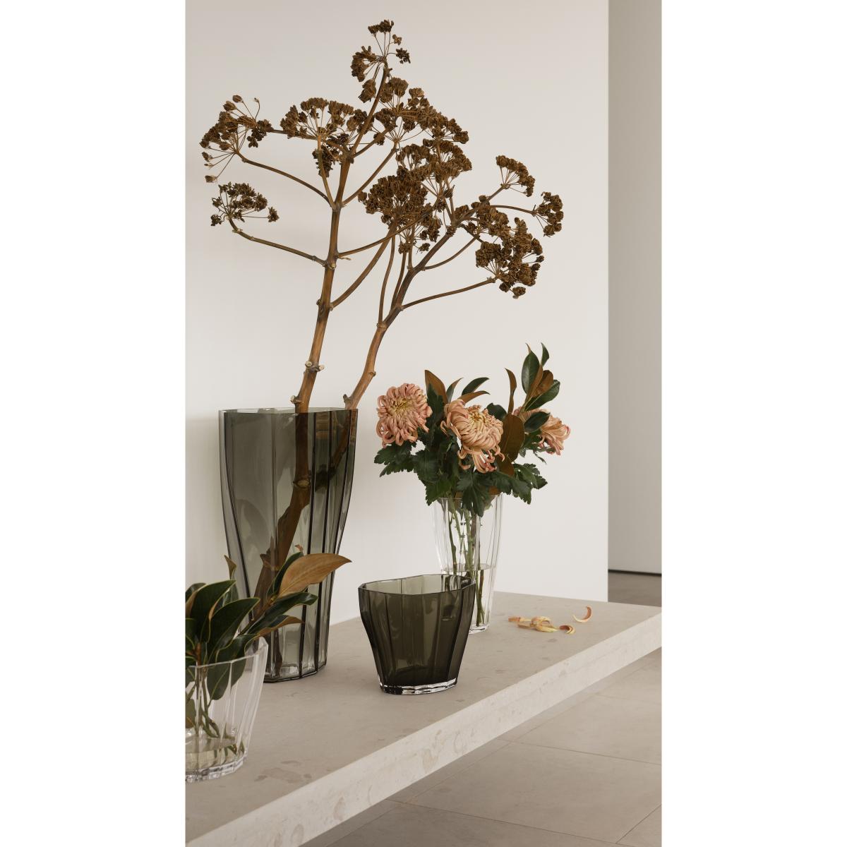 Orrefors Reed vase 17.5 cm Clear – image 6