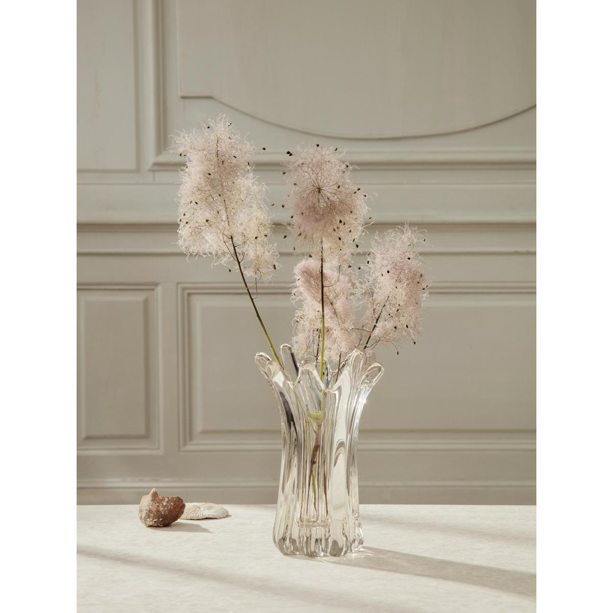 Holo vase Ø15 cm Clear – image 2