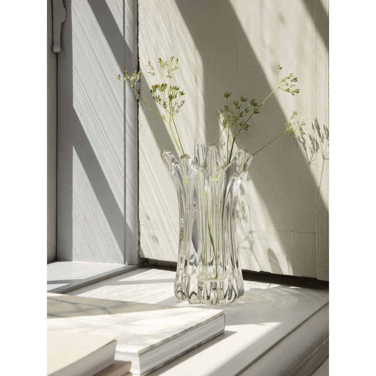 Holo vase Ø15 cm Clear – image 3