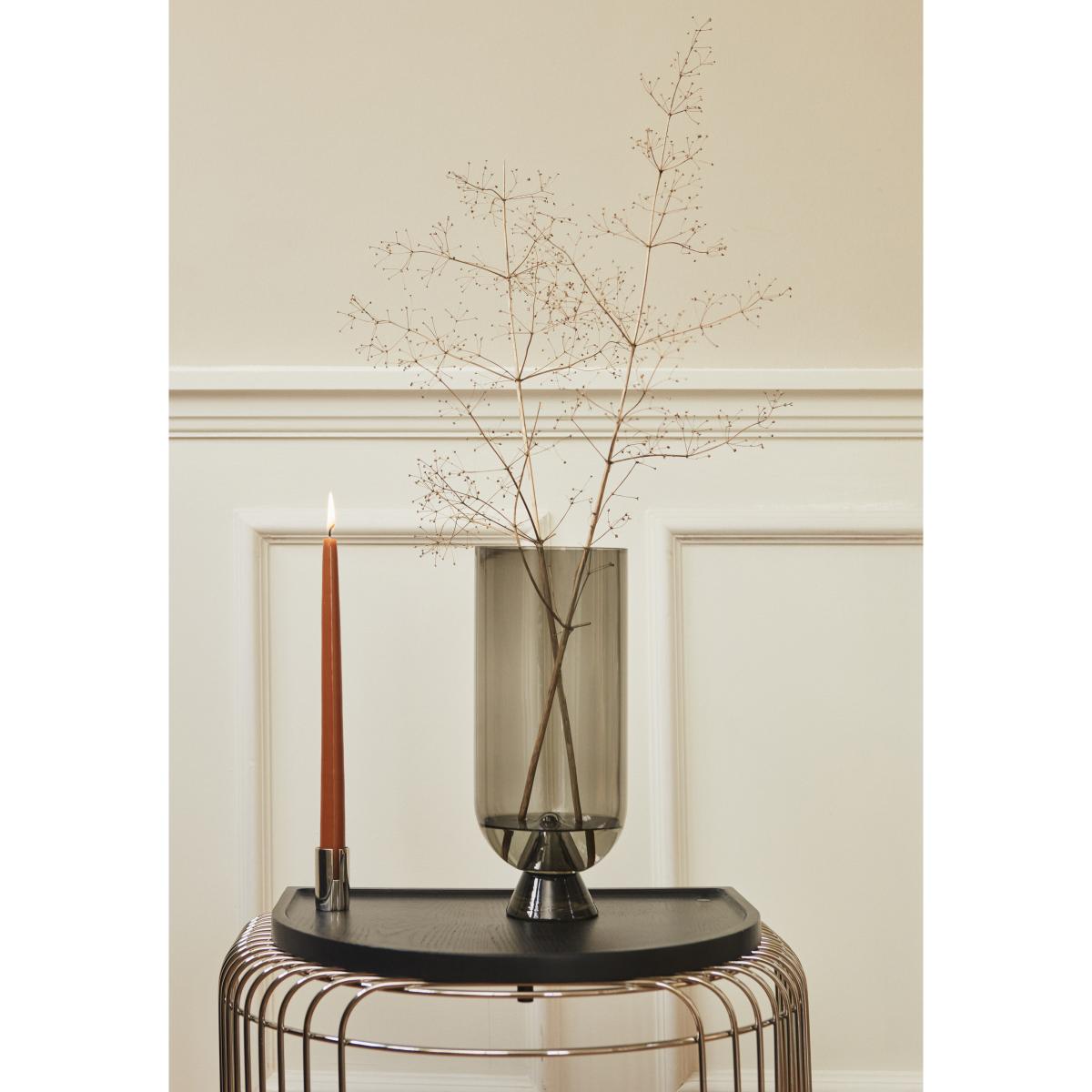 Glacies vase 29 cm Black – image 2