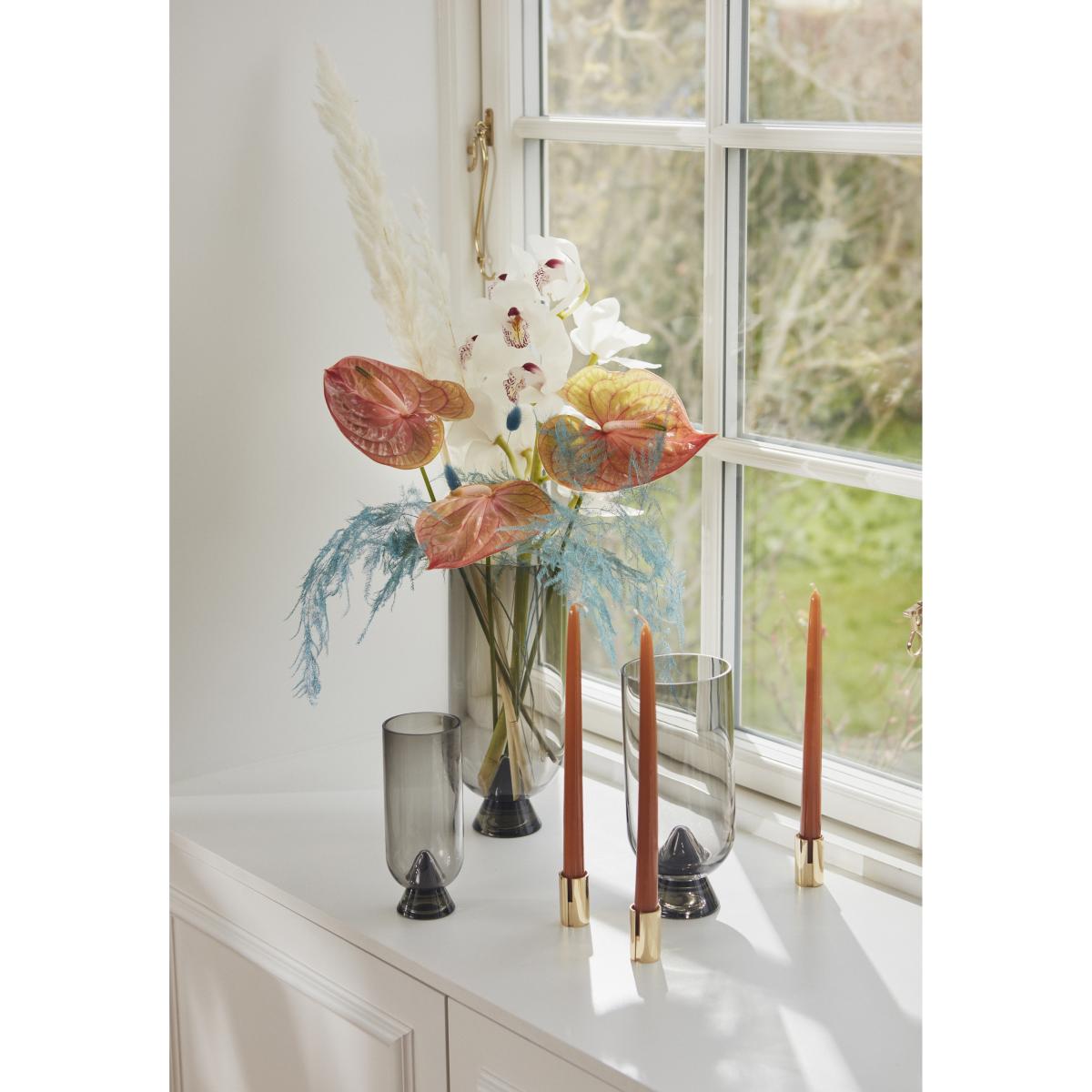 Glacies vase 29 cm Black – image 3