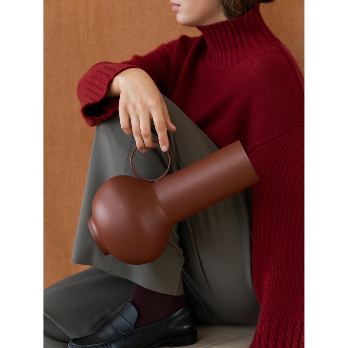 blomus Loha vase 33 cm Brandy Brown – image 2