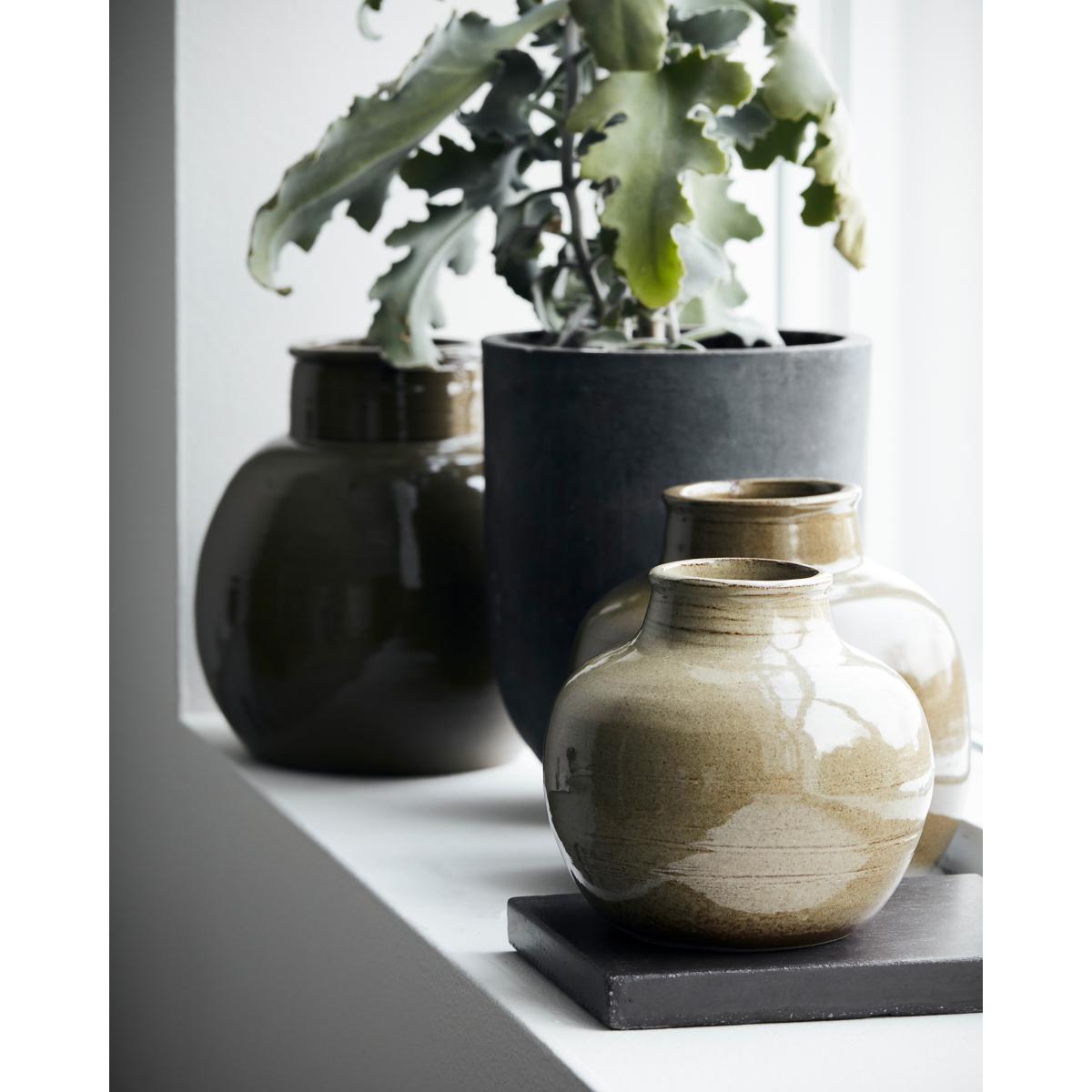Aju vase 21 cm Green – image 2
