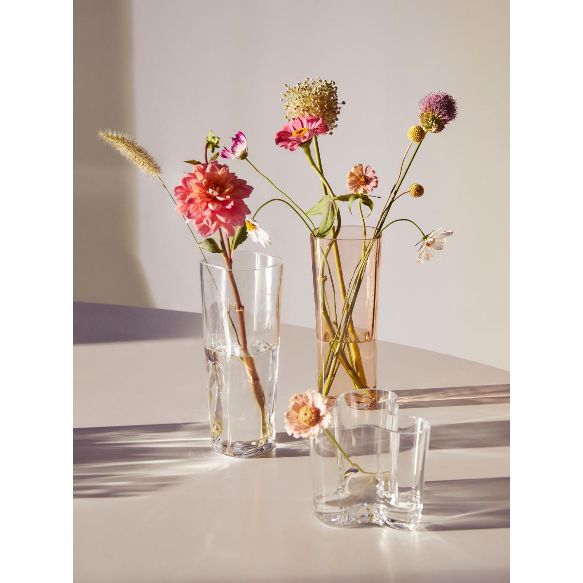 Iittala Alvar Aalto vase Savoy clear 180 mm – image 2
