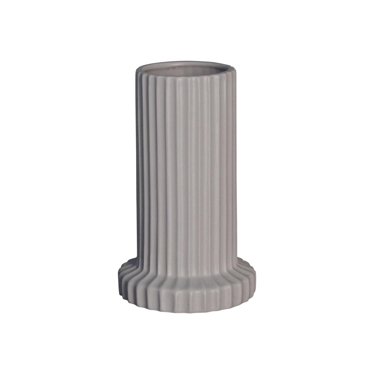Stripe vase 18 cm Sandy mole – image 1