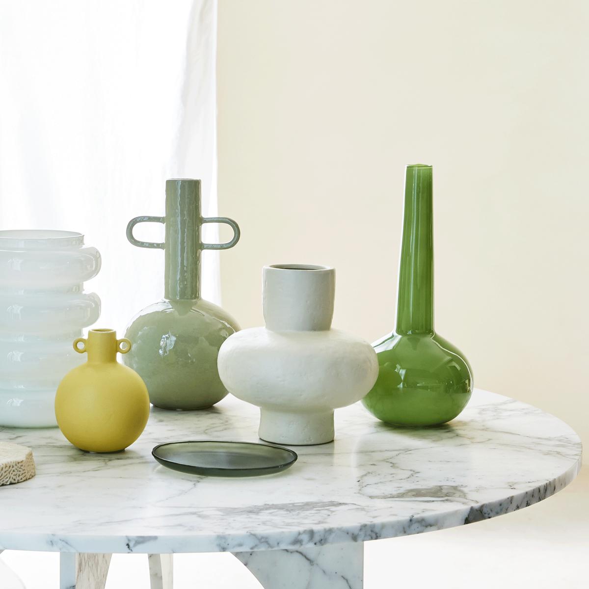Single flower vase 35 cm Green – image 3
