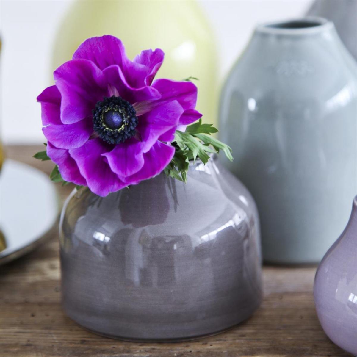 Botanica mini vase grey-brown 8 cm – image 2