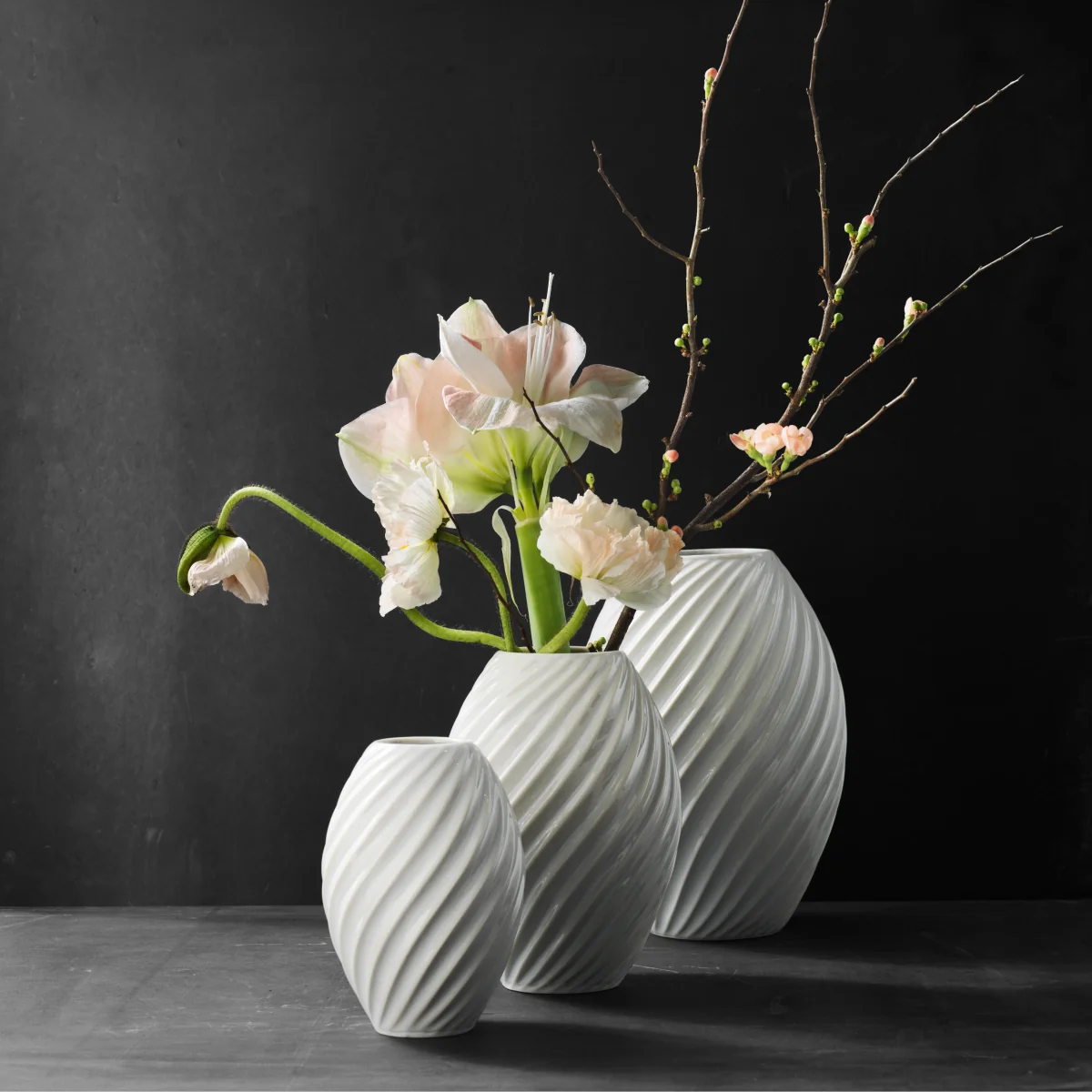 Morsø River vase 21 cm White – image 1