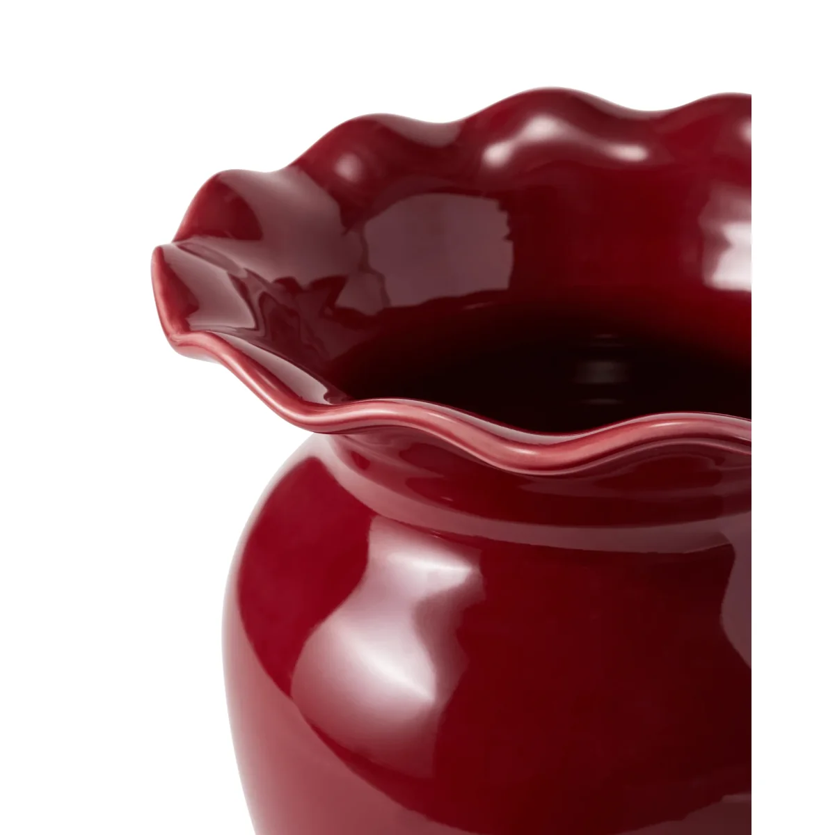Lexington Wavy vase Red 25 cm – image 2